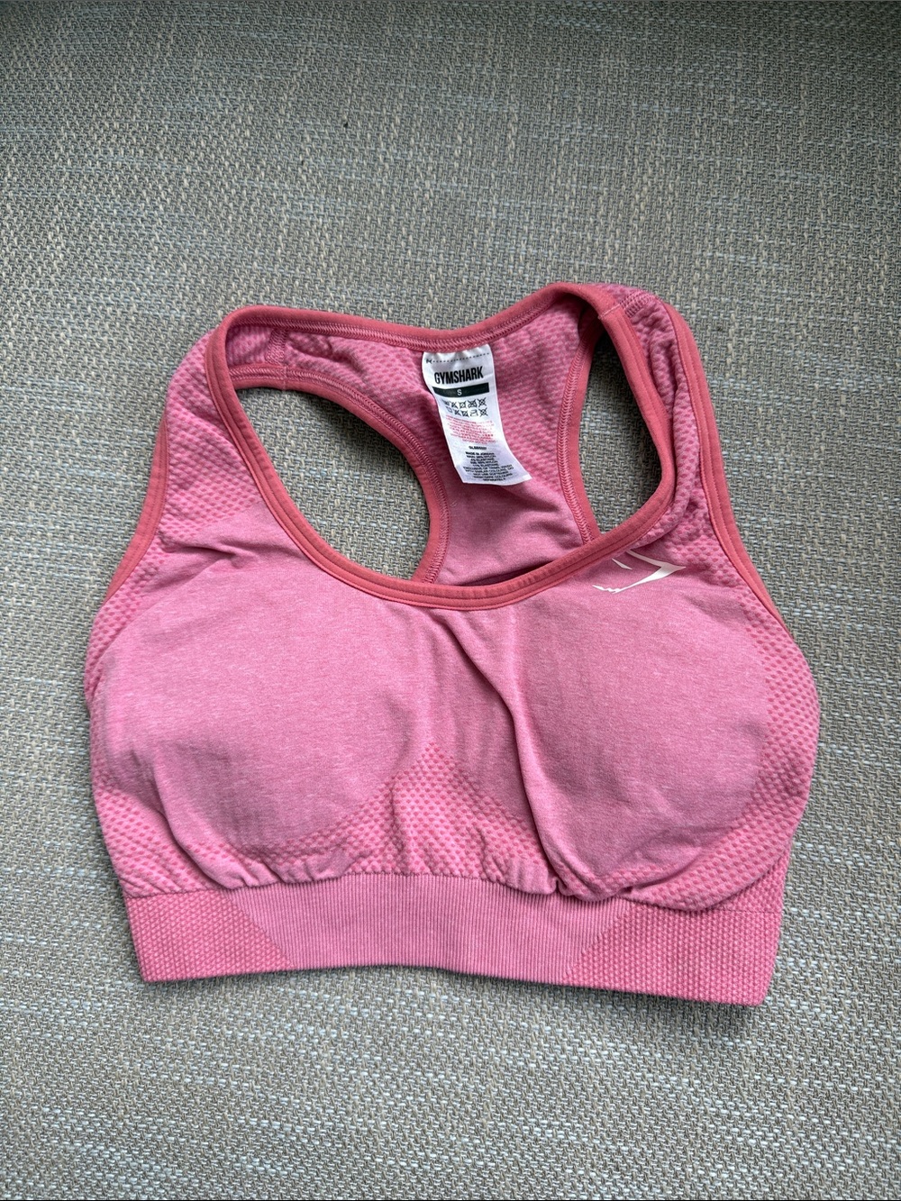 Gymshark Seamless Rose Pink Racerback Sports Bra